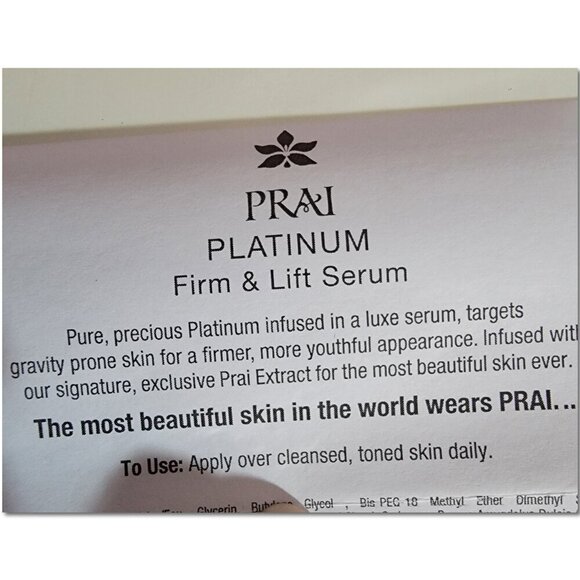 PRAI Platinum Firm and Lift Serum NEW - Picture 8 of 10